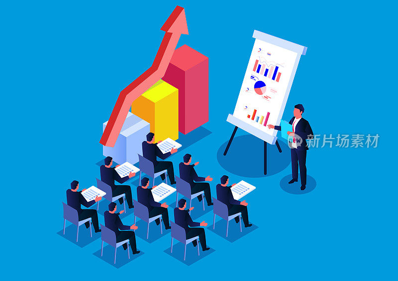 Concept of business training or courses